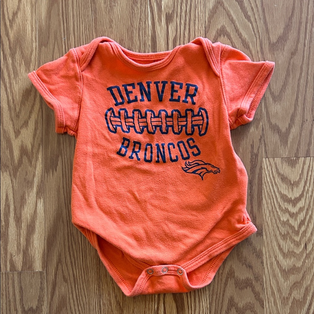 NFL Denver Broncos Orange Kids One Piece